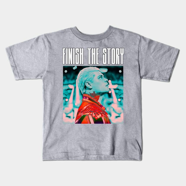 Cody Rhodes Finish The Story Kids T-Shirt by FineAndDandy